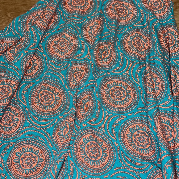 Flowy Pink and Blue Babydoll Dress Small - Picture 6 of 6